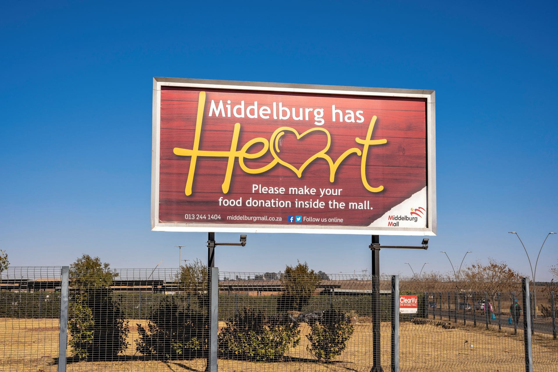 Middelburg Mall Middelburg has Heart Bill Board